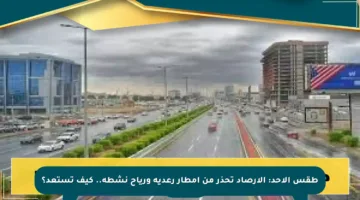 طقس الأحد: الأرصاد تحذر من أمطار رعدية ورياح نشطة.. كيف تستعد؟